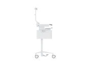 Multibrackets M Medical Cart Basic with Drawer & Fixed Monitor Arm Mobile Workstation | 7350105219627 Workstation Cart Multibrackets