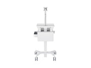 Multibrackets M Medical Cart Basic with Drawer & Gas Lift Monitor Arm Mobile Workstation | 7350105219610 Workstation Cart Multibrackets
