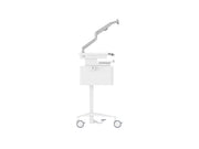Multibrackets M Medical Cart Basic with Drawer & Gas Lift Monitor Arm Mobile Workstation | 7350105219610 Workstation Cart Multibrackets