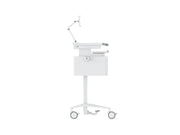 Multibrackets M Medical Cart Basic with Drawer & Tablet Holder Arm Mobile Workstation | 7350105219634 Workstation Cart Multibrackets