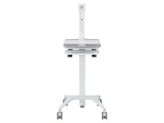 Multibrackets M Medical Cart Basic with Fixed Monitor Arm Mobile Workstation | 7350105219597 Workstation Cart Multibrackets