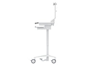 Multibrackets M Medical Cart Basic with Fixed Monitor Arm Mobile Workstation | 7350105219597 Workstation Cart Multibrackets