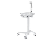 Multibrackets M Medical Cart Basic with Fixed Monitor Arm Mobile Workstation | 7350105219597 Workstation Cart Multibrackets
