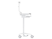 Multibrackets M Medical Cart Basic with Fixed Monitor Arm Mobile Workstation | 7350105219597 Workstation Cart Multibrackets