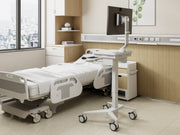 Multibrackets M Medical Cart Basic with Fixed Monitor Arm Mobile Workstation | 7350105219597 Workstation Cart Multibrackets