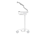 Multibrackets M Medical Cart Basic with Gas Lift Monitor Arm Mobile Workstation | 7350105219580 Workstation Cart Multibrackets
