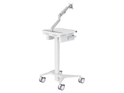 Multibrackets M Medical Cart Basic with Gas Lift Monitor Arm Mobile Workstation | 7350105219580 Workstation Cart Multibrackets