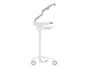Multibrackets M Medical Cart Basic with Gas Lift Monitor Arm Mobile Workstation | 7350105219580 Workstation Cart Multibrackets