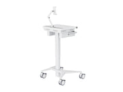 Multibrackets M Medical Cart Basic with Tablet Holder Arm Mobile Workstation | 7350105219603 Workstation Cart Multibrackets