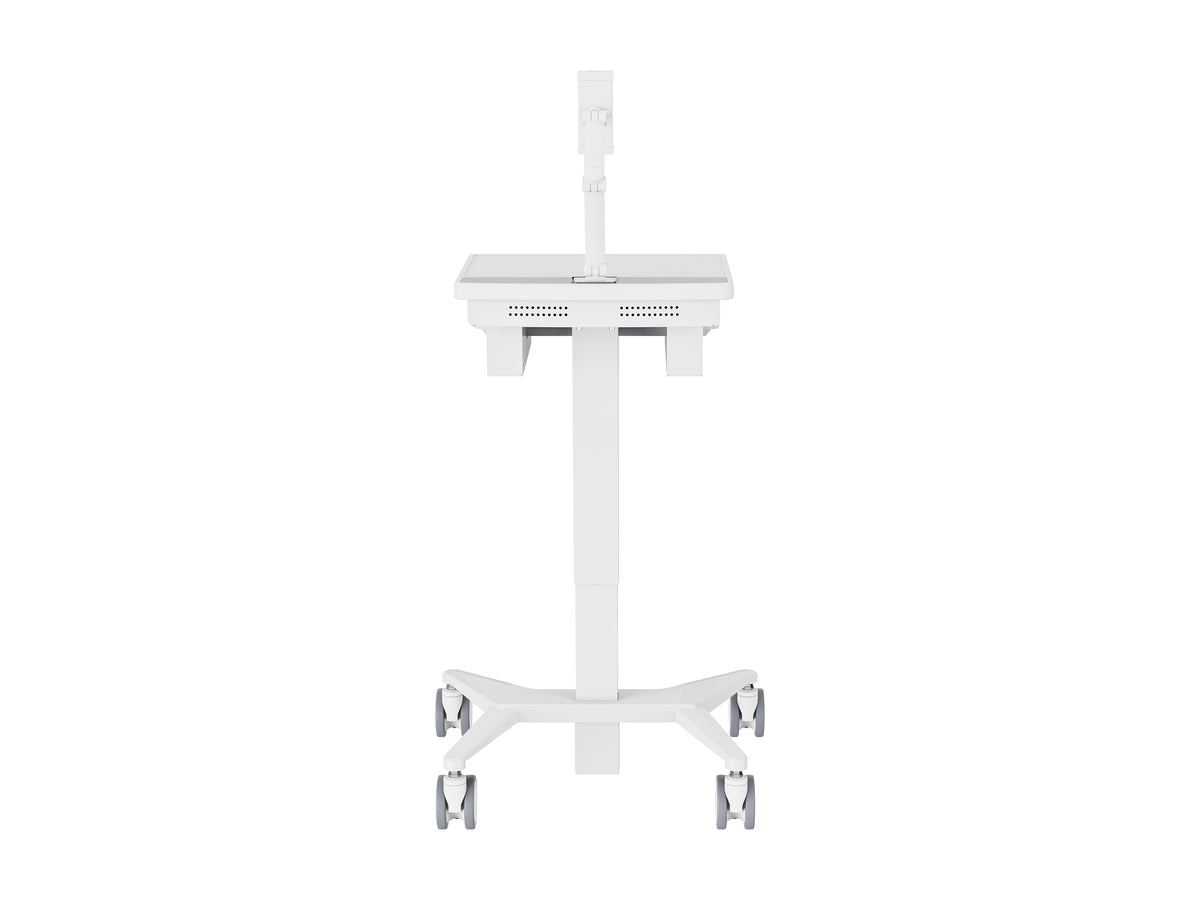 Multibrackets M Medical Cart Basic with Tablet Holder Arm Mobile Workstation | 7350105219603 Workstation Cart Multibrackets