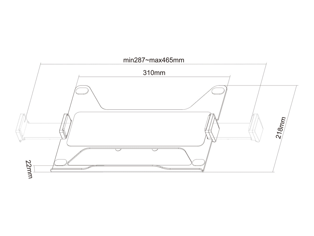 Multibrackets M Medical Laptop Holder Basic | 7350105217968 Laptop Stand Multibrackets