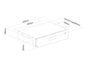 Multibrackets M Medical Lockable Drawer System for Carts & Desks | 7350105217890 Mount Accessories Multibrackets