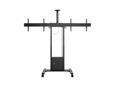 Multibrackets M Motorised Dual Screen Floorstand for 40"-75" Displays | 7350073738557 Motorised Floormount Multibrackets