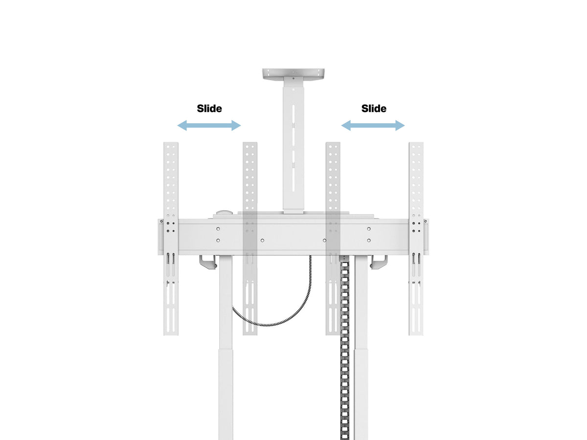Multibrackets M Motorised Floorbase with Cabinet & Camera Shelf for 42"-100" Displays | 7350073738595 Motorised Floormount Multibrackets