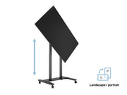 Multibrackets M Motorised Floorstand Flip - Black | 7350105214578 Motorised Floormount Multibrackets