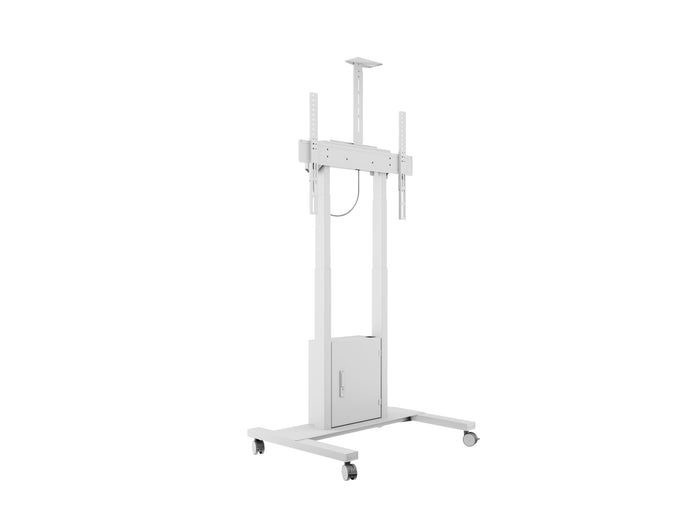 Multibrackets M Motorised Floorstand for 43"-100" Displays - White | 7350073736782 Motorised Floormount Multibrackets