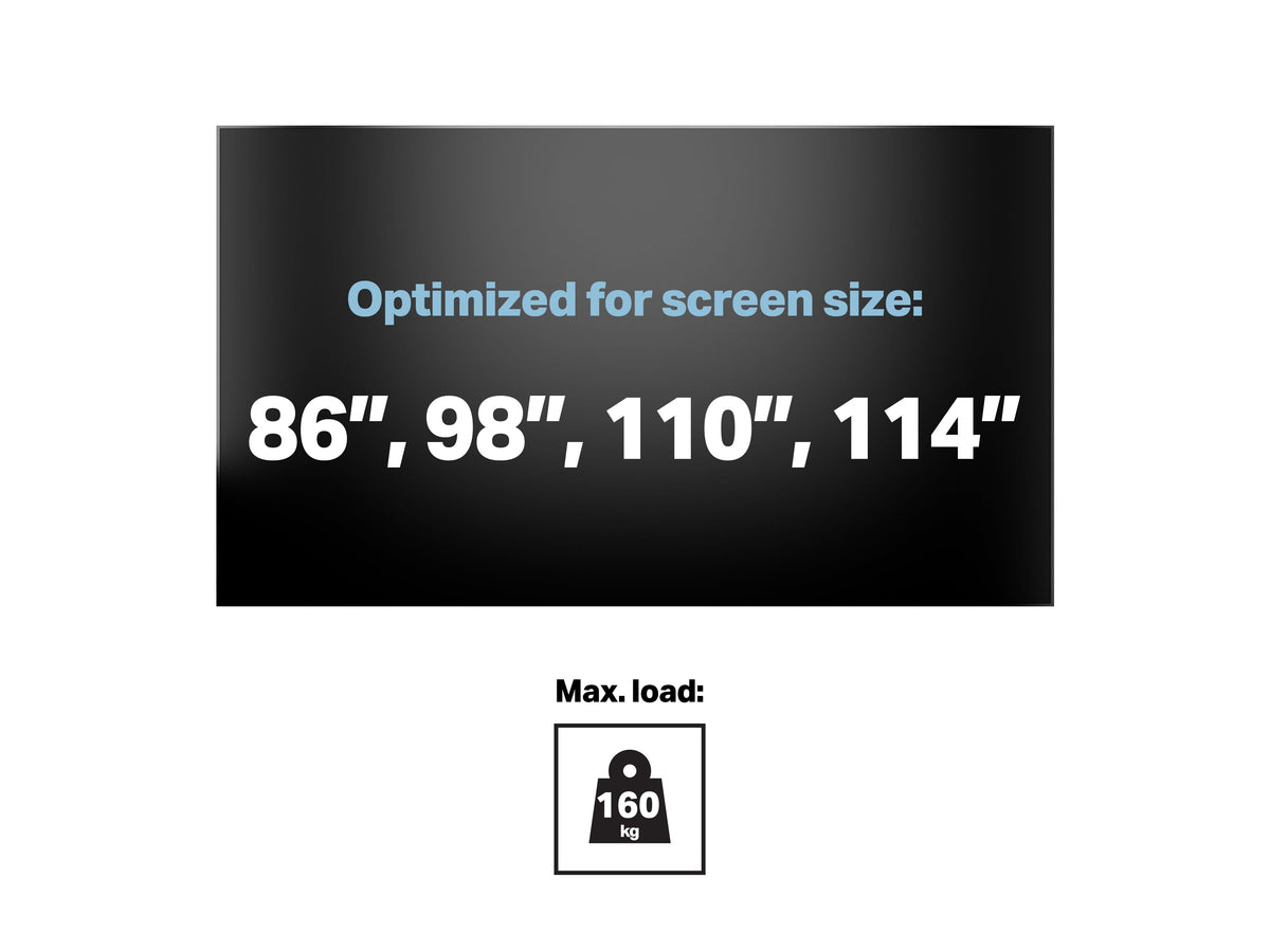 Multibrackets M Motorised Wallmount for 42"-110" Screens | 7350073731169 Motorised Floormount Multibrackets