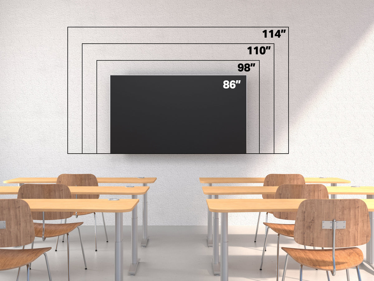 Multibrackets M Motorised Wallmount for 42"-110" Screens | 7350073731169 Motorised Floormount Multibrackets