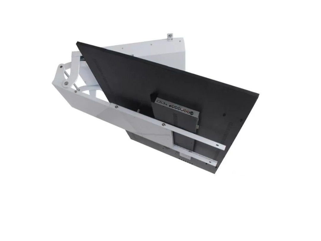 Multibrackets M Motorized Ceiling Mount Inverted for 32"-75" Screens – White | 7350073739585 Ceiling Mount Bracket Multibrackets