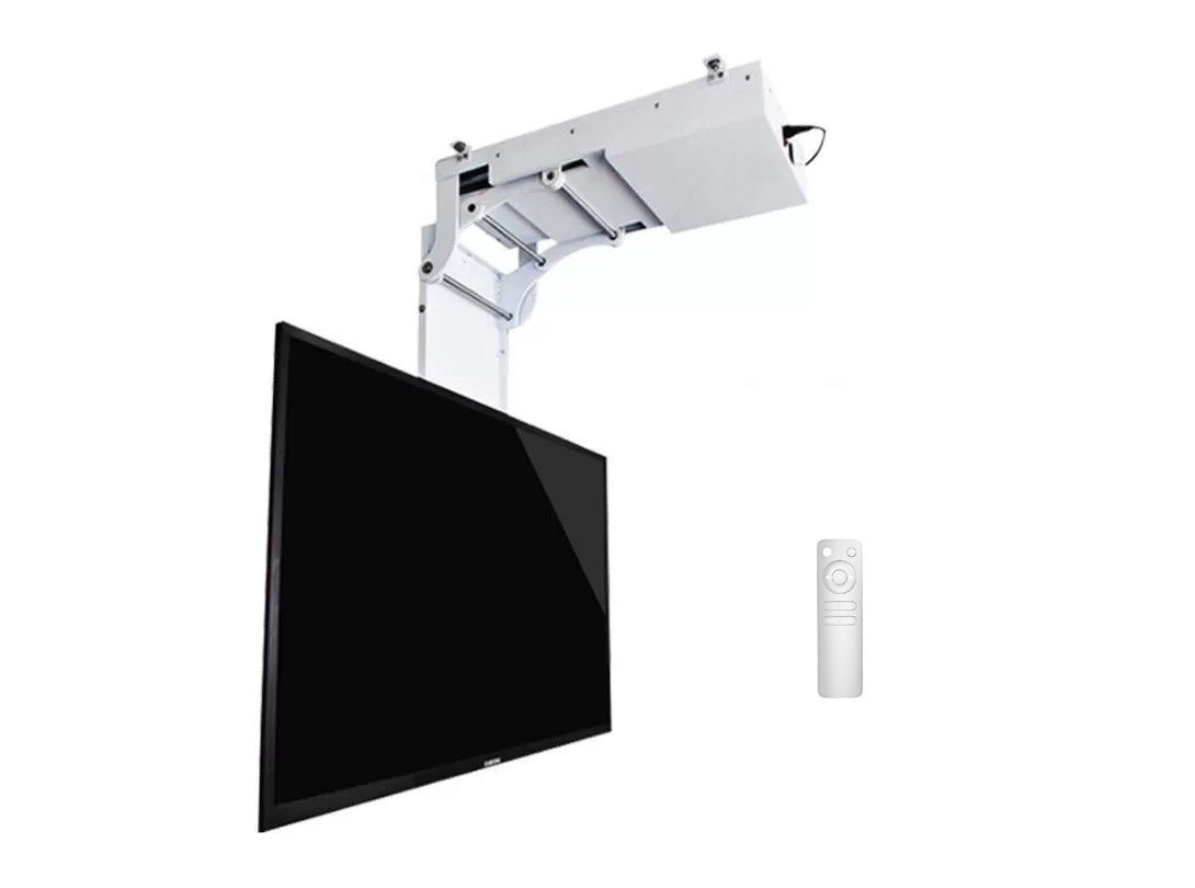 Multibrackets M Motorized Ceiling Mount Inverted for 32"-75" Screens – White | 7350073739585 Ceiling Mount Bracket Multibrackets