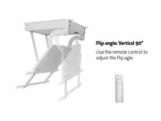 Multibrackets M Motorized Ceiling Mount Pro SD for 32"-100" Screens – White | 7350073739592 Ceiling Mount Bracket Multibrackets