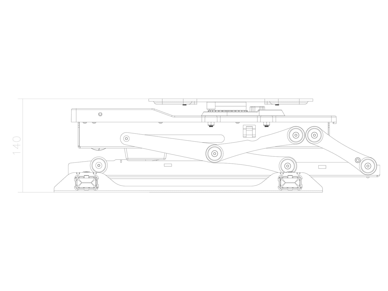 Multibrackets M Motorized Ceiling TV Mount for 32–75" Screens | VESA 600x400 TV Mounts & Stands Multibrackets