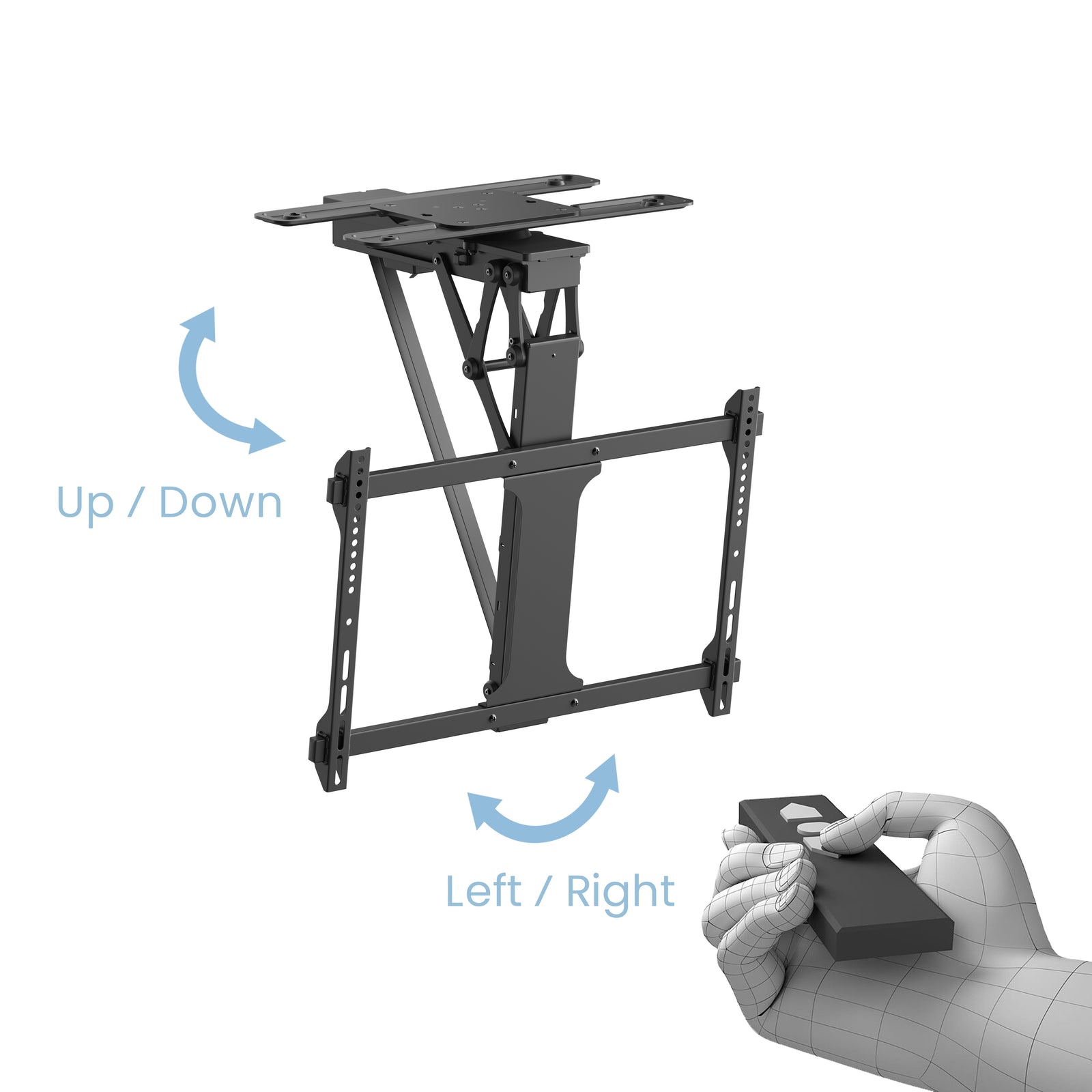 Multibrackets M Motorized Ceiling TV Mount for 32–75" Screens | VESA 600x400 TV Mounts & Stands Multibrackets