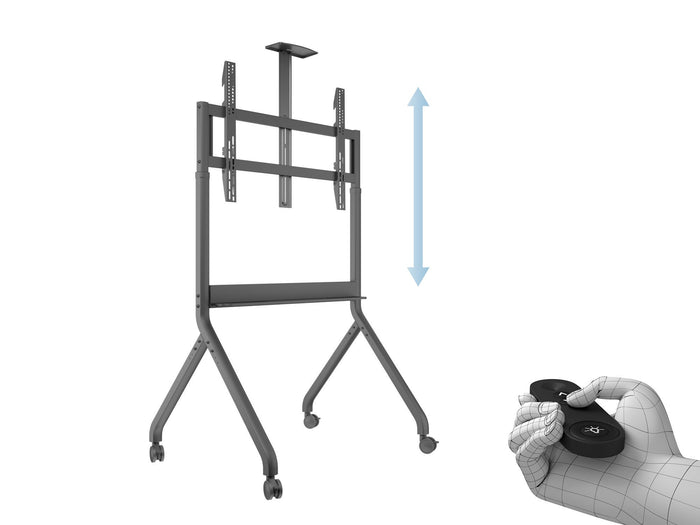Multibrackets M Motorised Collaboration Floorstand XL for 55"-86" Screens | 7350105217418 Motorised Floormount Multibrackets