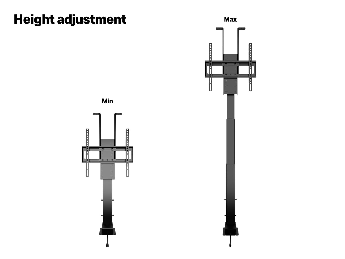 Multibrackets M Motorized Large TV Lift Turn for 32–55" Displays – Black | 7340234814916 Motorized TV Lift Multibrackets