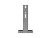 Multibrackets M Motorized Public Floorstand Dual Pillar 180 HD Adjustable Shelf Black | 7350105214394