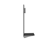 Multibrackets M Motorized Public Floorstand Dual Pillar 180 HD Adjustable Shelf Black | 7350105214394