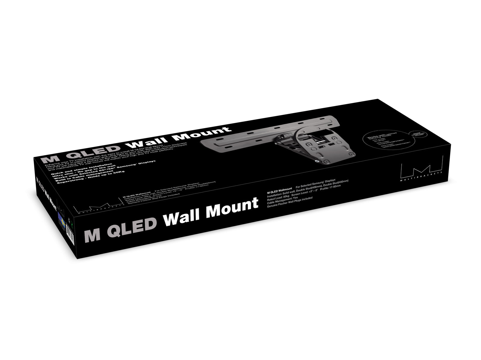 Multibrackets M No-Gap Wall Mount for Samsung QLED Series 49"–65" TVs | 7350073735464