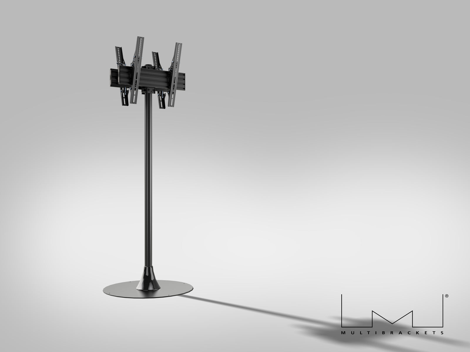 Multibrackets M Pro 1.5m Double Side Single Base Floorstand For 32"-65" Screens | 7350022738232
