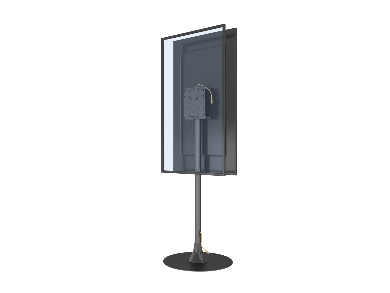 Multibrackets M Pro 1.5m Double Side Single Pole Floorbase For 32"-55" Screens | 7350105219108 Floor Stand Multibrackets