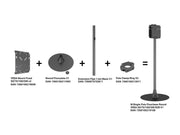 Multibrackets M Pro 1.5m Double Side Single Pole Floorbase For 32"-55" Screens | 7350105219108 Floor Stand Multibrackets