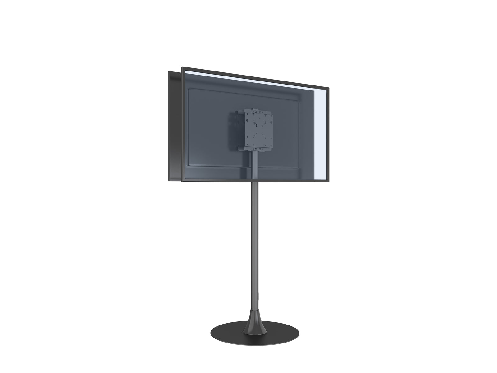 Multibrackets M Pro 1.5m Double Side Single Pole Floorbase For 32"-55" Screens | 7350105219108 Floor Stand Multibrackets