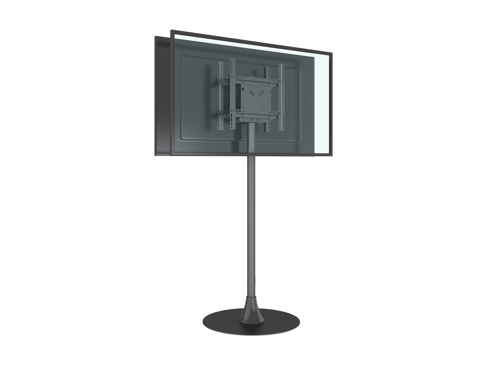 Multibrackets M Pro 1.5m Dual Side Single Pole Floorstand For 32"-65" Screens | 7350105219115 Floor Stand Multibrackets