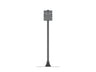 Multibrackets M Pro 1.5m Single Pole Floorbase For 32"-55" Screens | 7350105219085