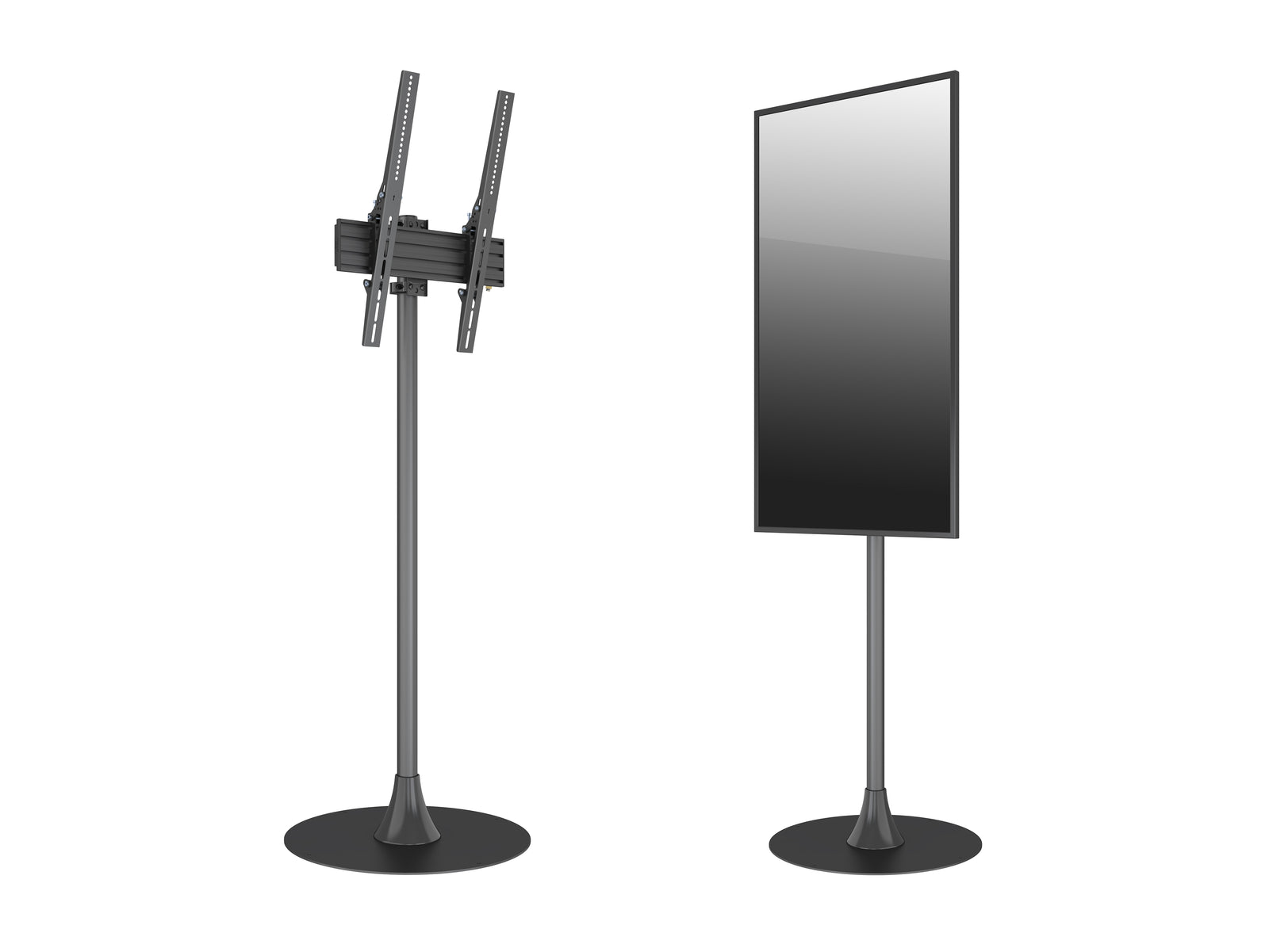 Multibrackets M Pro 1.5m Single Pole Floorstand For 32"-65" Screens | 7350105218361 Floor Stand Multibrackets