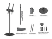Multibrackets M Pro 1.5m Single Pole Floorstand For 32"-65" Screens | 7350105218361 Floor Stand Multibrackets
