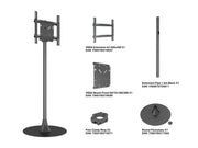 Multibrackets M Pro 1.5m Single Pole Floorstand For 32"-65" Screens | 7350105219092 Floor Stand Multibrackets