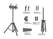 Multibrackets M Pro 1.5m Tripod Floor Stand For 32"-55" Screens | 7350105218330