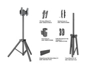 Multibrackets M Pro 1.5m Tripod Floor Stand For 27"-43" Screens | 7350105218323