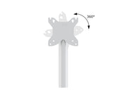 Multibrackets M Pro 1m Single Pole Floorbase For 7"-30" Screens | 7350073738212