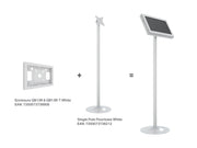 Multibrackets M Pro 1m Single Pole Floorbase For 7"-30" Screens | 7350073738212
