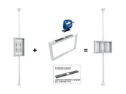 Multibrackets M Pro 32" Floor-to-Ceiling Digital Signage Enclosure - White | 7340234810697