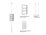 Multibrackets M Pro 32" Floor-to-Ceiling Digital Signage Enclosure - White | 7340234810697