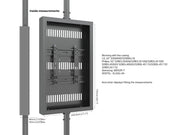 Multibrackets M Pro 32" Floor-to-Ceiling Digital Signage Enclosure | 7340234810680