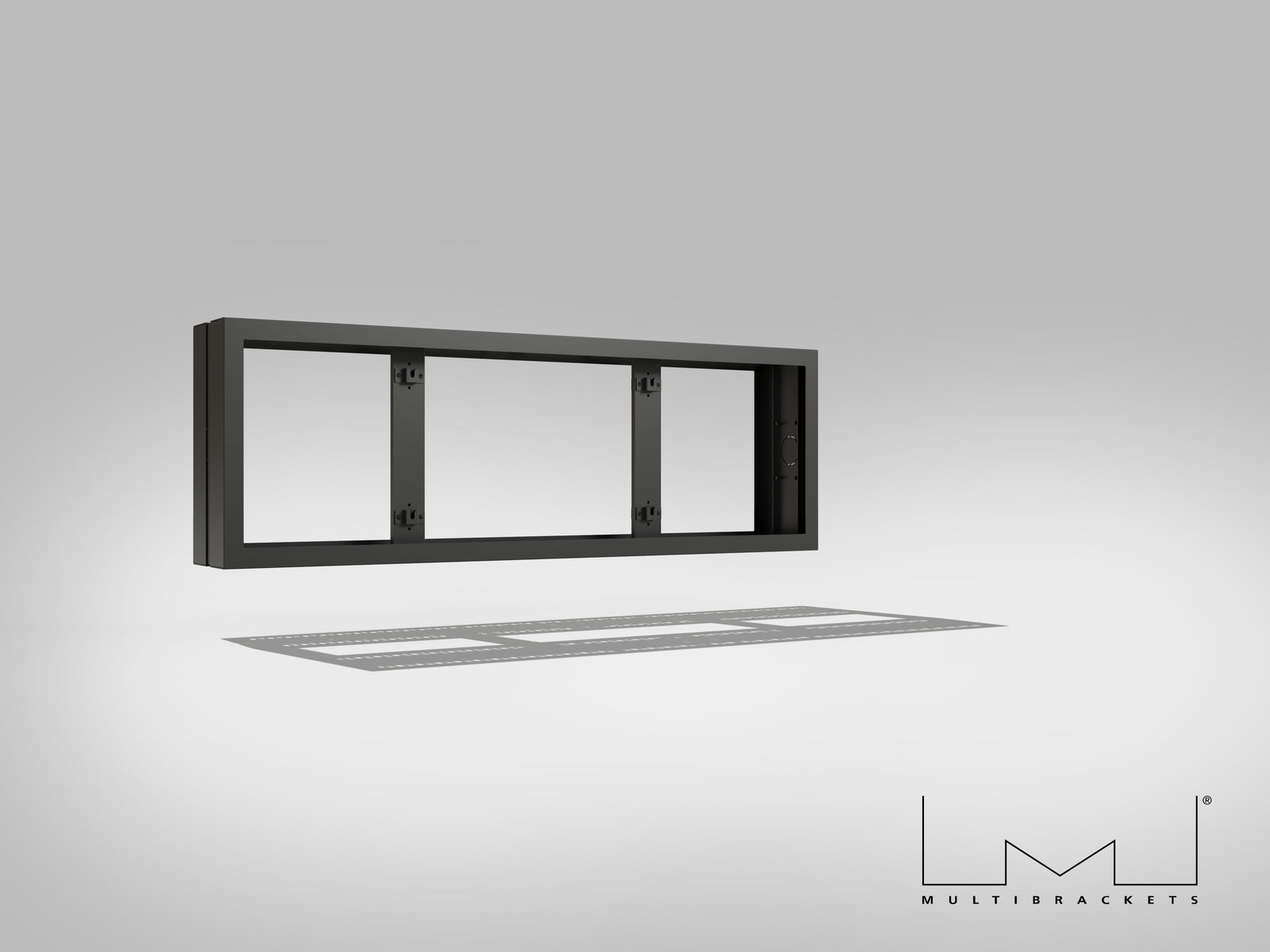 Multibrackets M Pro 37" B2B Digital Signage Enclosure – Black | 7340234810260 Signage Display Enclosures Multibrackets