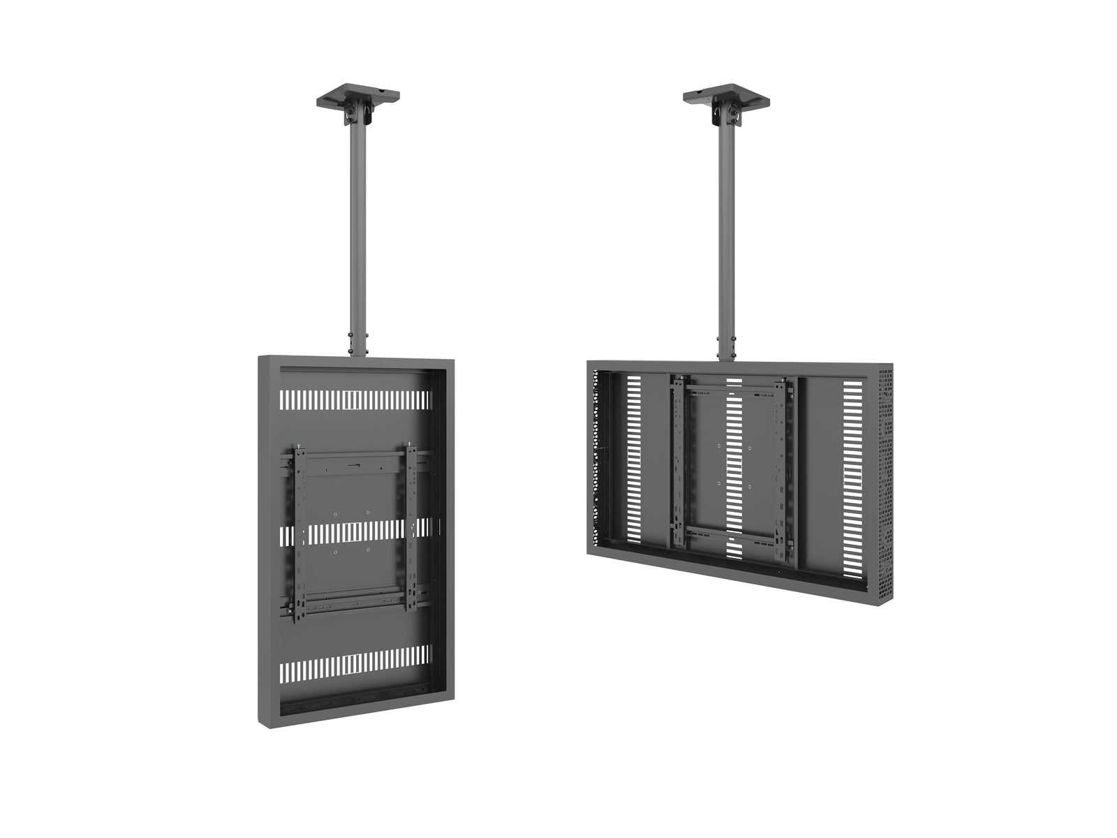 Multibrackets M Pro 46" High Brightness Ceiling Digital Signage Enclosure - Black | 7340234810383